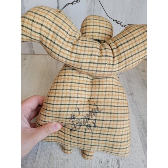 Bonnie 1998 vintage angel large plush ornament Xmas - Picture 7 of 8